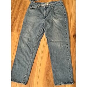 LL Bean Jeans Mens 38x32 Classic Fit Blue Cotton Denim